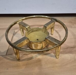 Vintage Pyrex coffee carafe warmer stand